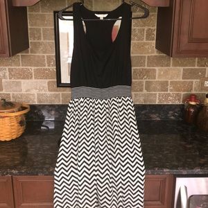 Black and white dress